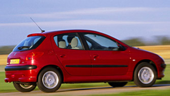 Peugeot 206 rear view