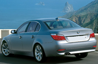 BMW 5 series rear view