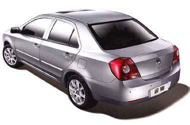 Geely MK back view