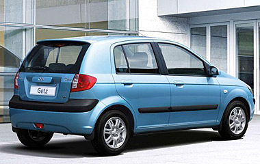 Hyundai Getz rear view