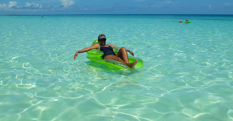 Cuban beach fun