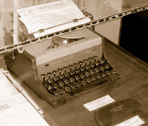 Hemingway's typewriter