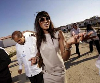 Naomi Campbell in Cienfuegos