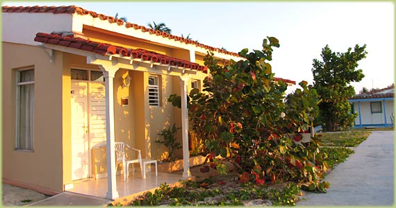 Maria la Gorda hotel at the beach