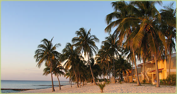Maria la Gorda hotel at the beach