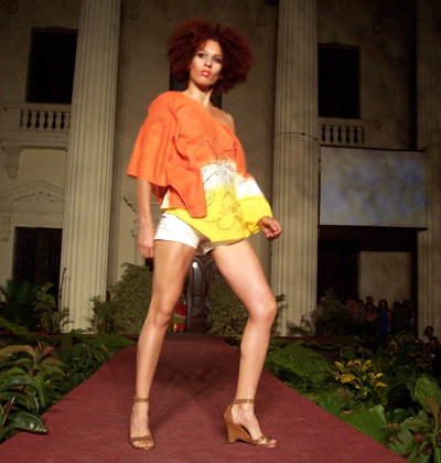 Cuban fashion model