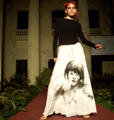 Cuban fashion model